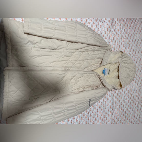 Columbia jacket size Large color cream - Picture 7 of 9